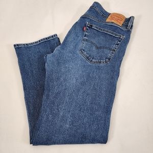 Levi's 505 Straight Leg Men's Stonewashed Jeans Size 36x30